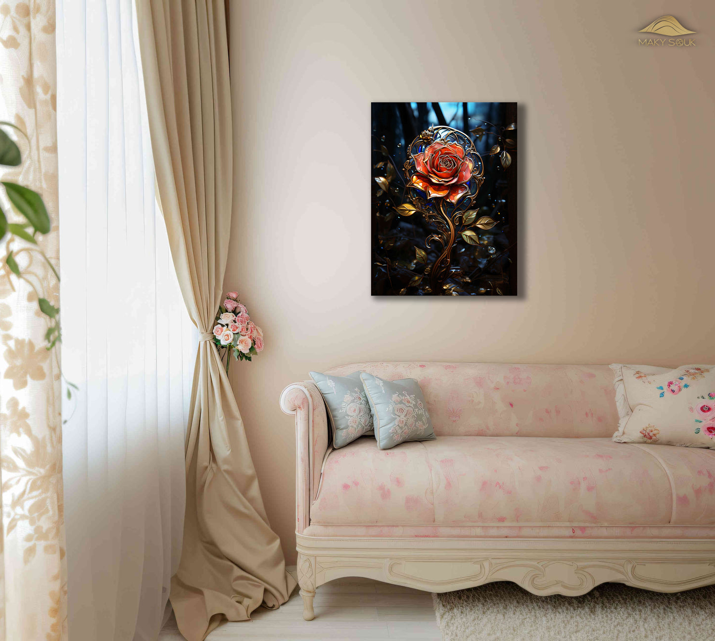 Leinwand | Märchenhafte Rose