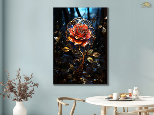 Leinwand | Märchenhafte Rose